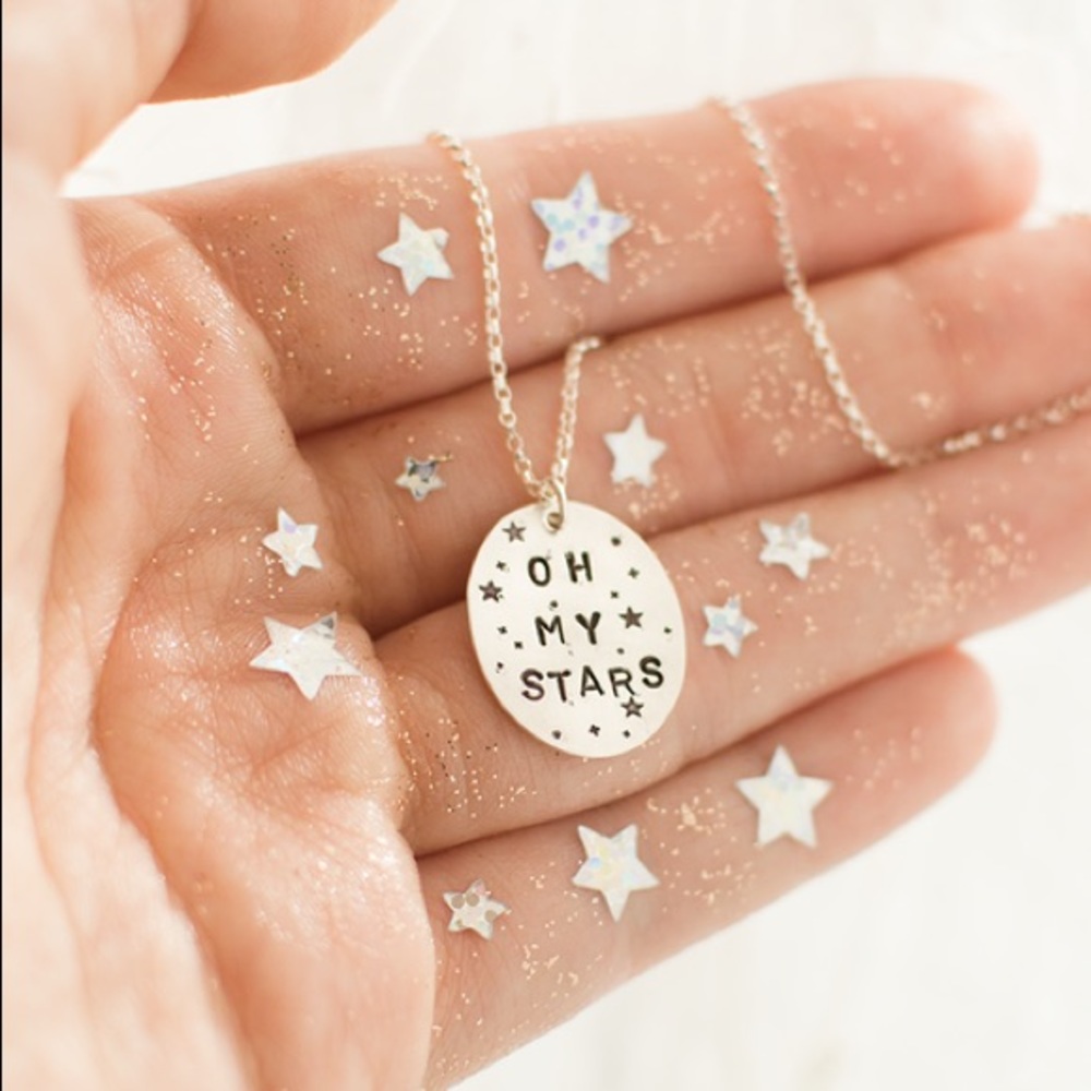 “Oh my stars!” Sterling Necklace